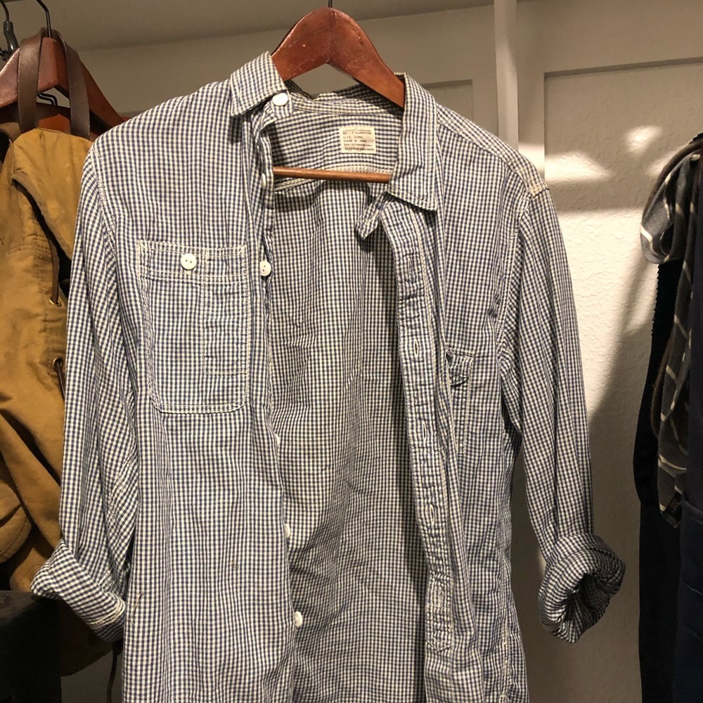 Crew checkered workwear button up